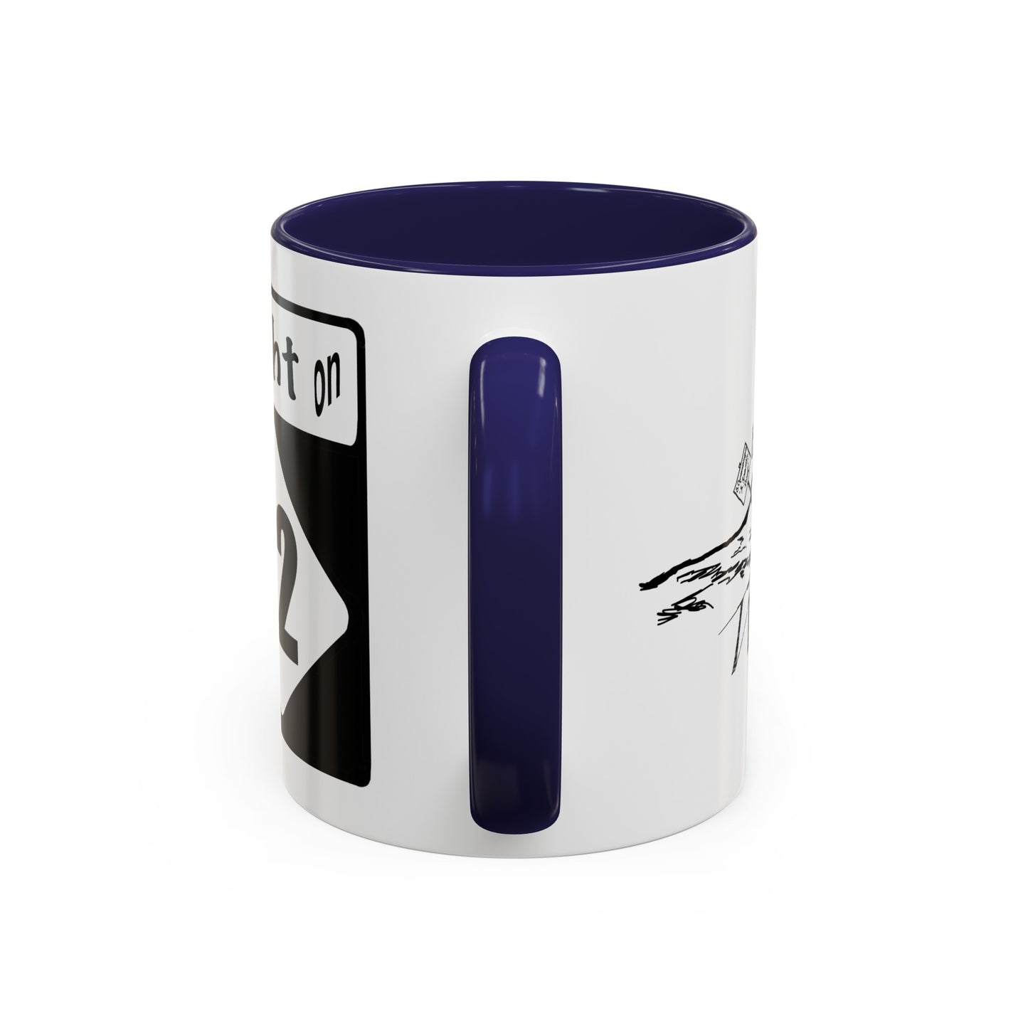 Waves 8 on 12 Coffee Mug (11, 15oz)