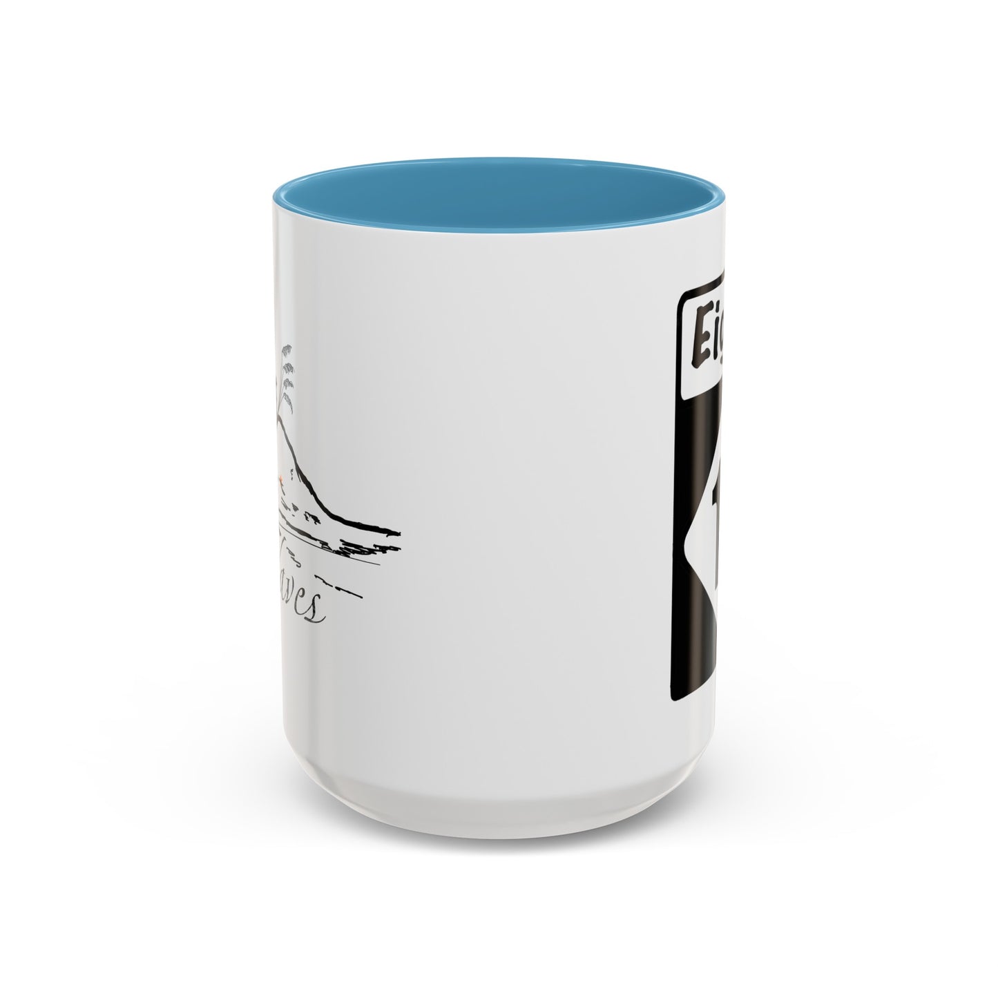 Waves 8 on 12 Coffee Mug (11, 15oz)