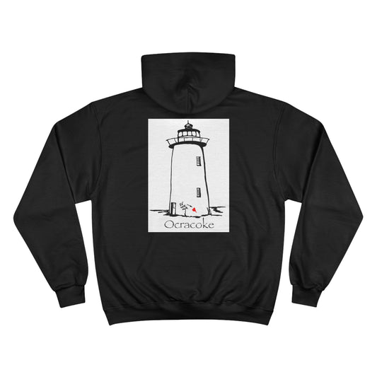 Route 12 NC Village 8 - Ocracoke Deluxe Champion Hoodie