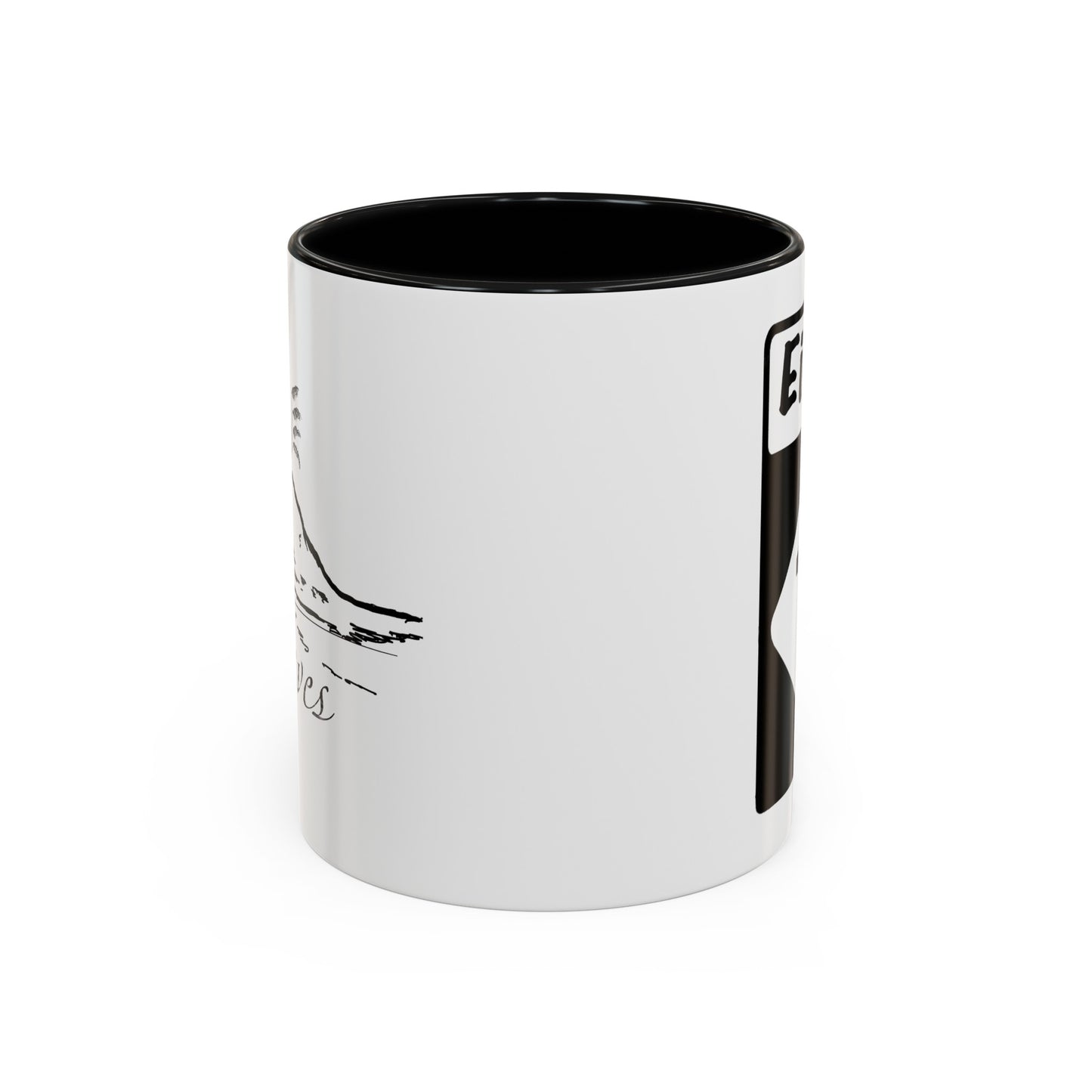 Waves 8 on 12 Coffee Mug (11, 15oz)