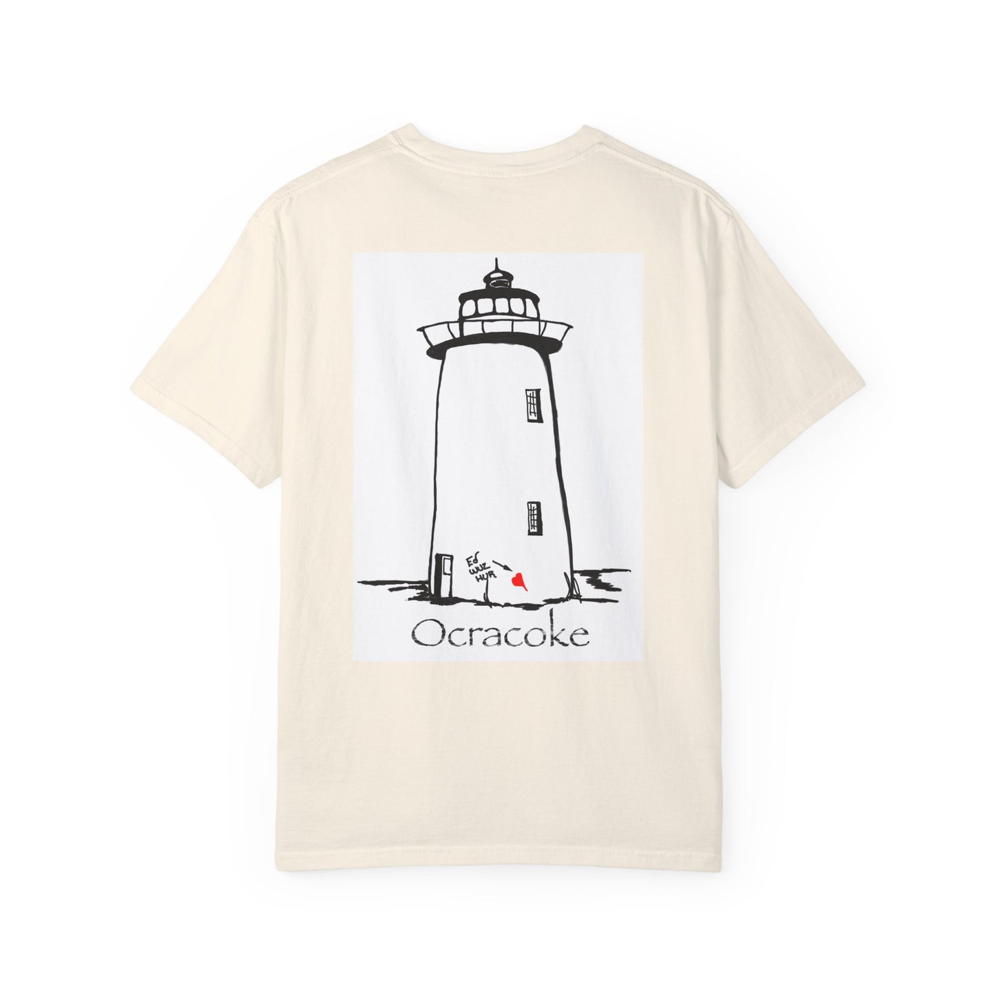 Route 12 NC Village 8 -Ocracoke Stylish Garment Dyed Men’s Tee