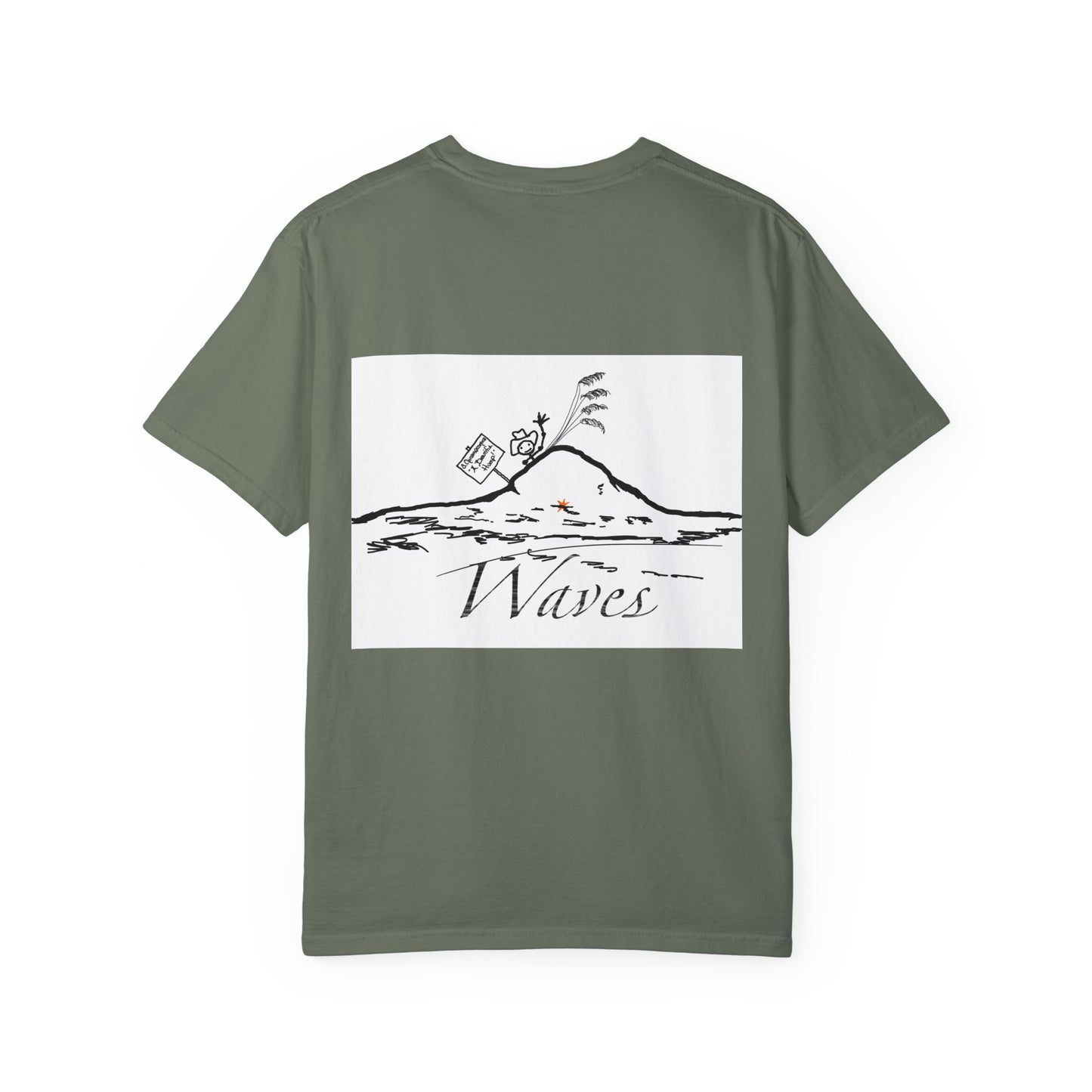 Route 12 NC Village 2 - Waves Stylish Garment Dyed Men’s Tee