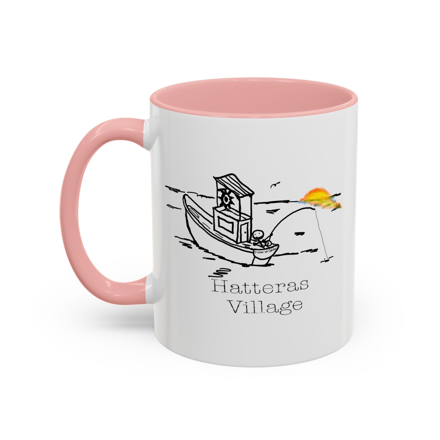 Hatteras Village 8 on 12 Coffee Mug (11, 15oz)