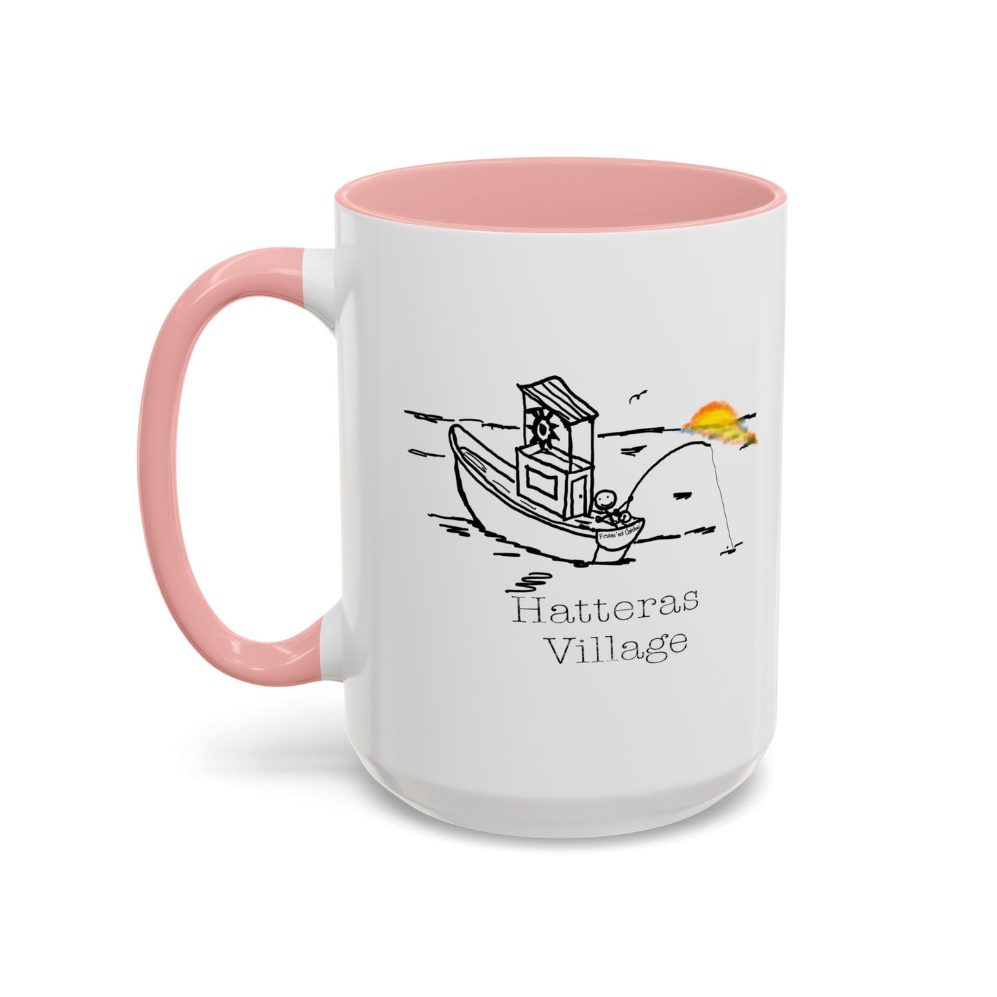 Hatteras Village 8 on 12 Coffee Mug (11, 15oz)