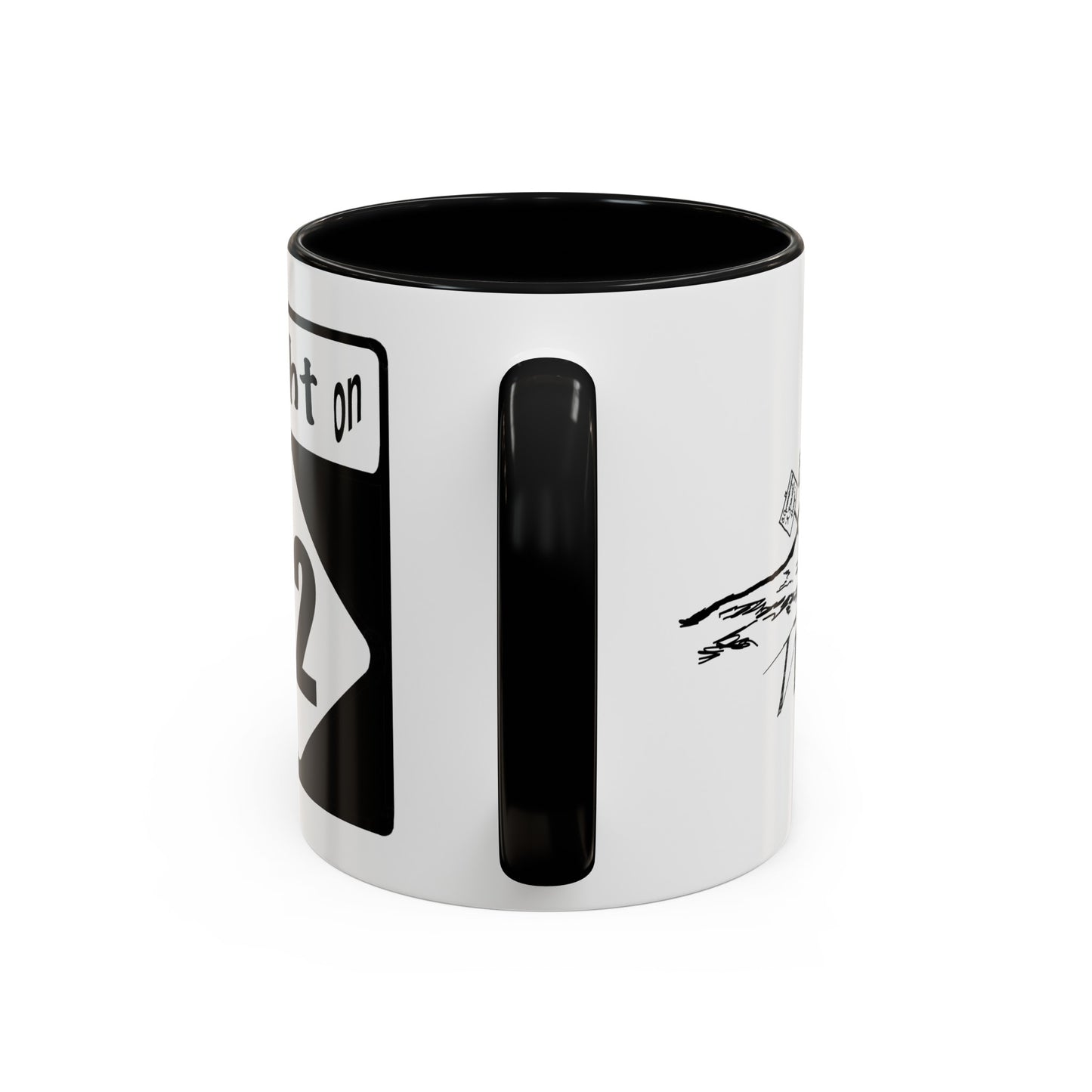 Waves 8 on 12 Coffee Mug (11, 15oz)