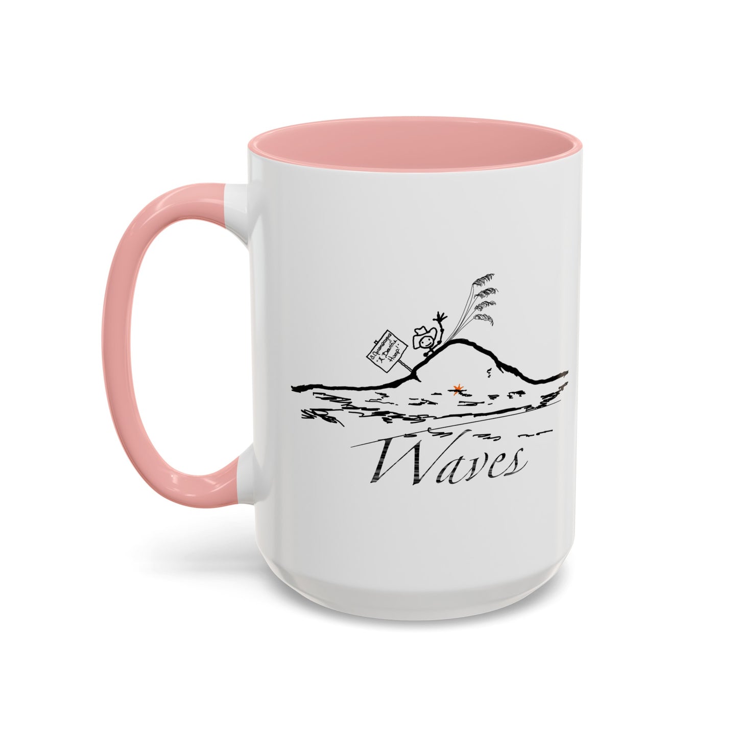 Waves 8 on 12 Coffee Mug (11, 15oz)