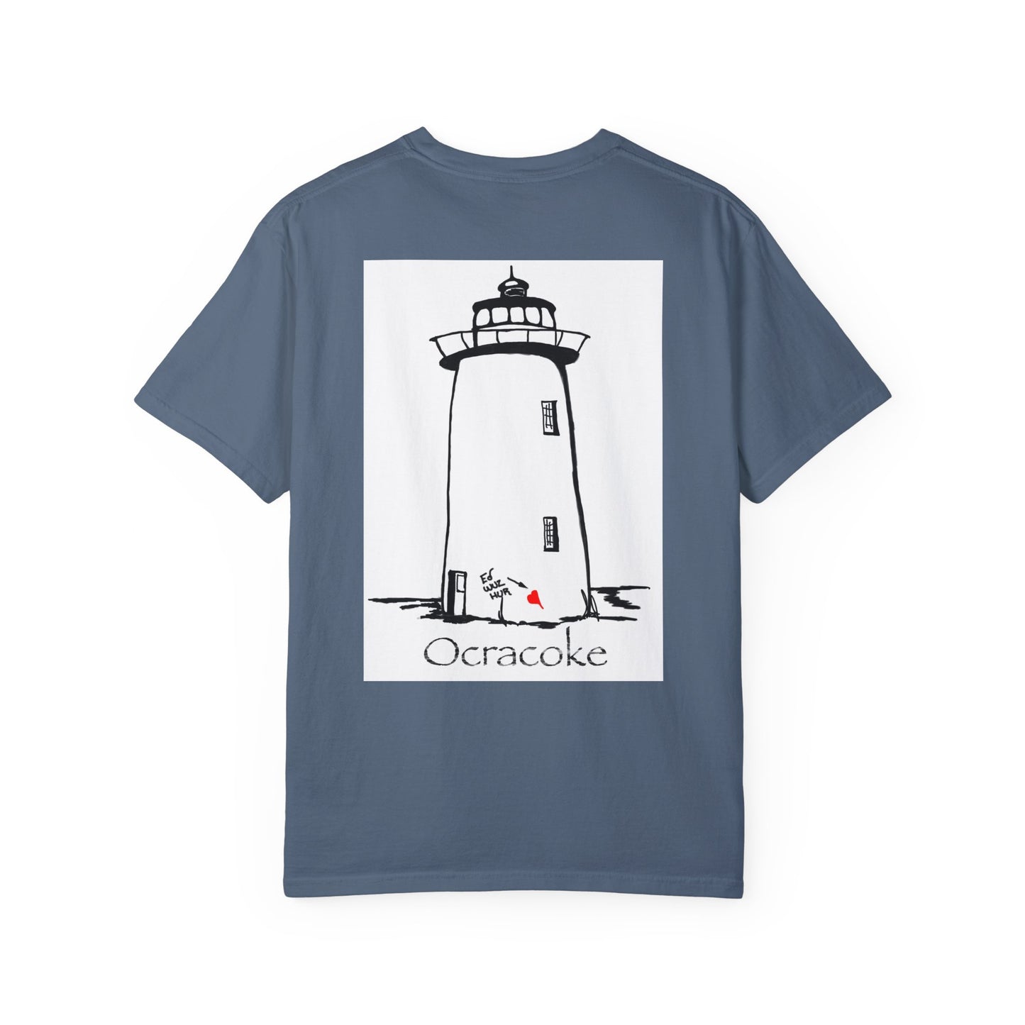 Route 12 NC Village 8 -Ocracoke Stylish Garment Dyed Men’s Tee