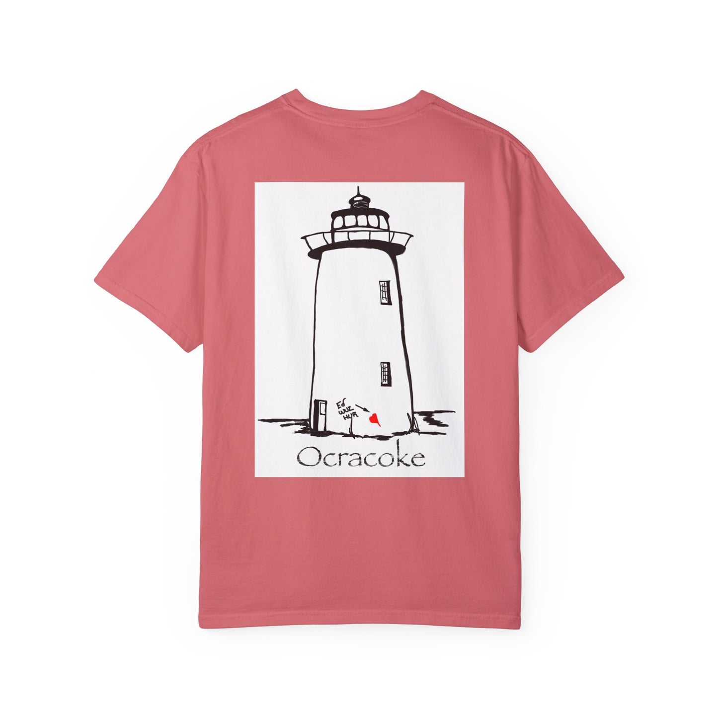 Route 12 NC Village 8 -Ocracoke Stylish Garment Dyed Men’s Tee