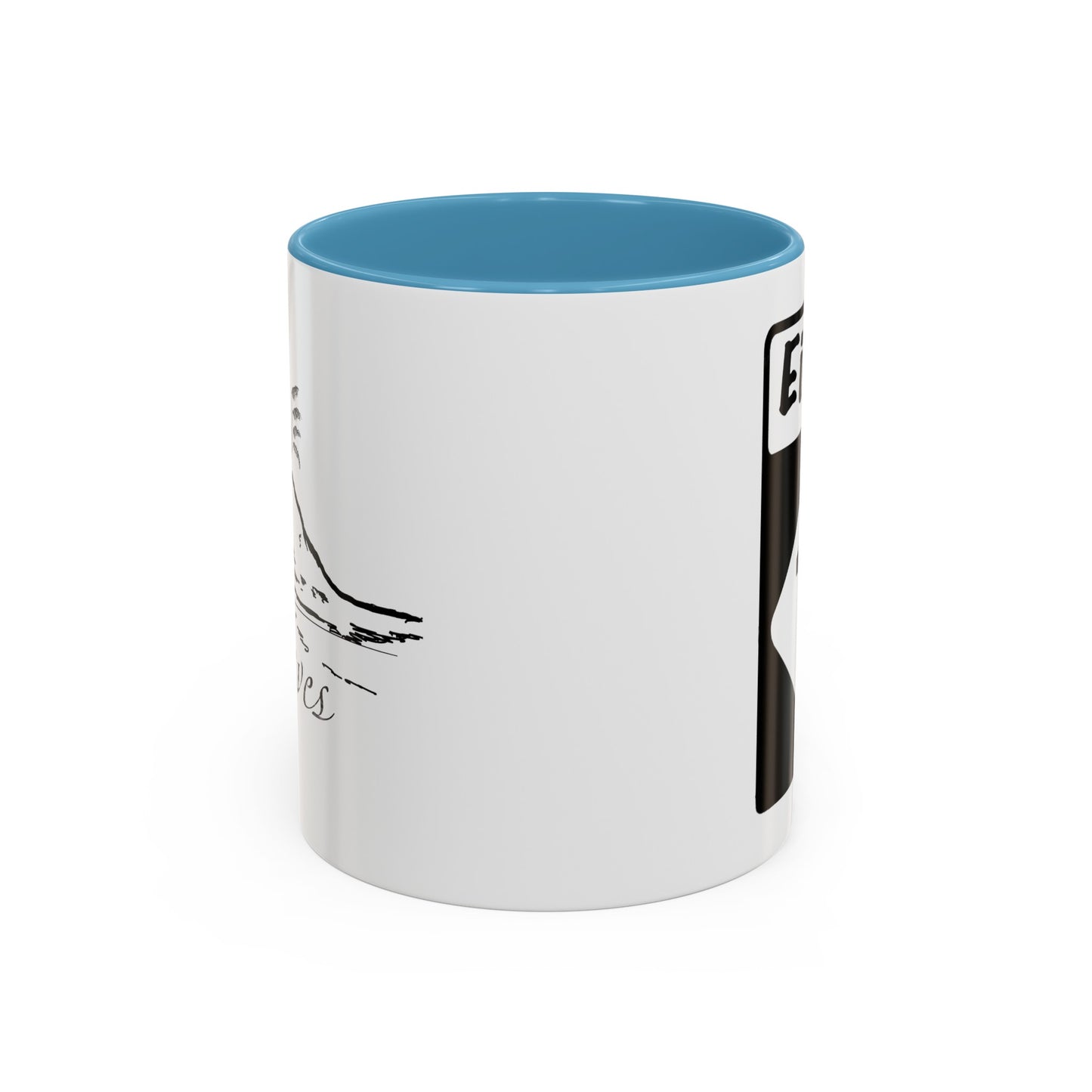 Waves 8 on 12 Coffee Mug (11, 15oz)