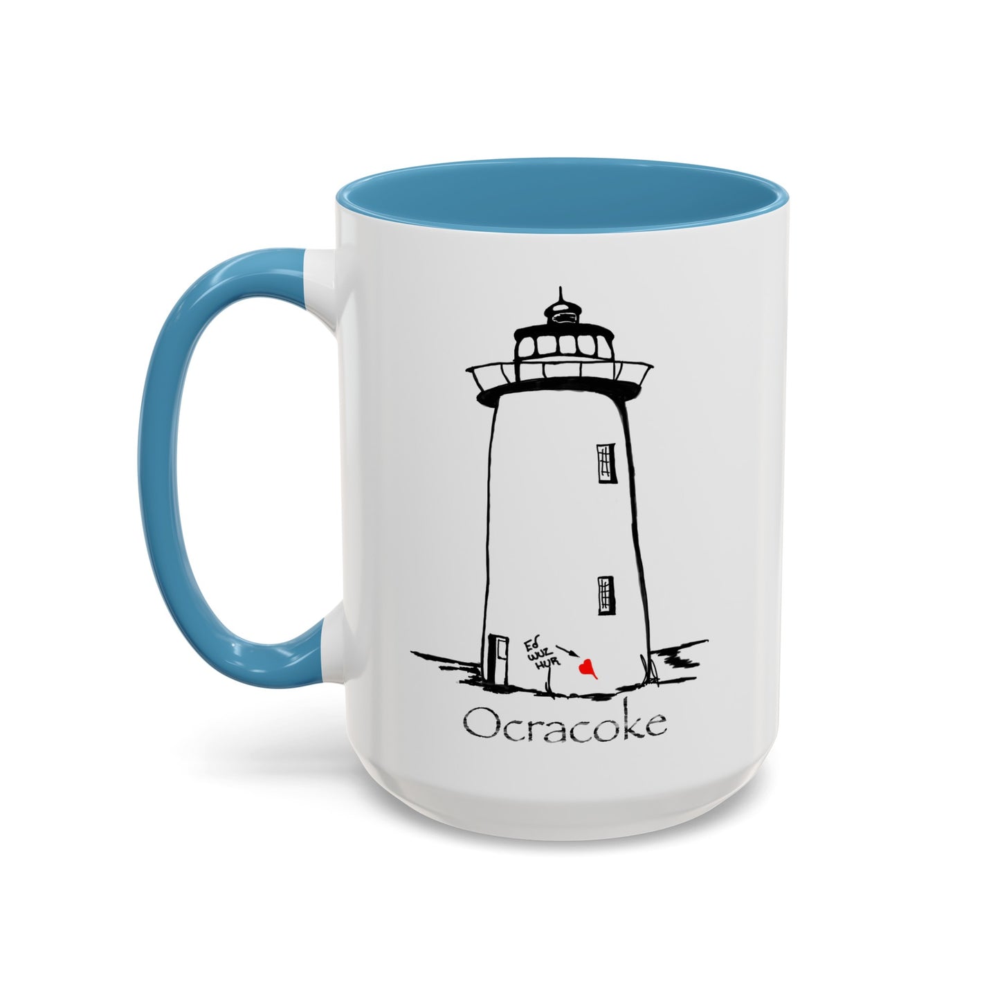 Ocracoke 8 on 12 Coffee Mug (11, 15oz)