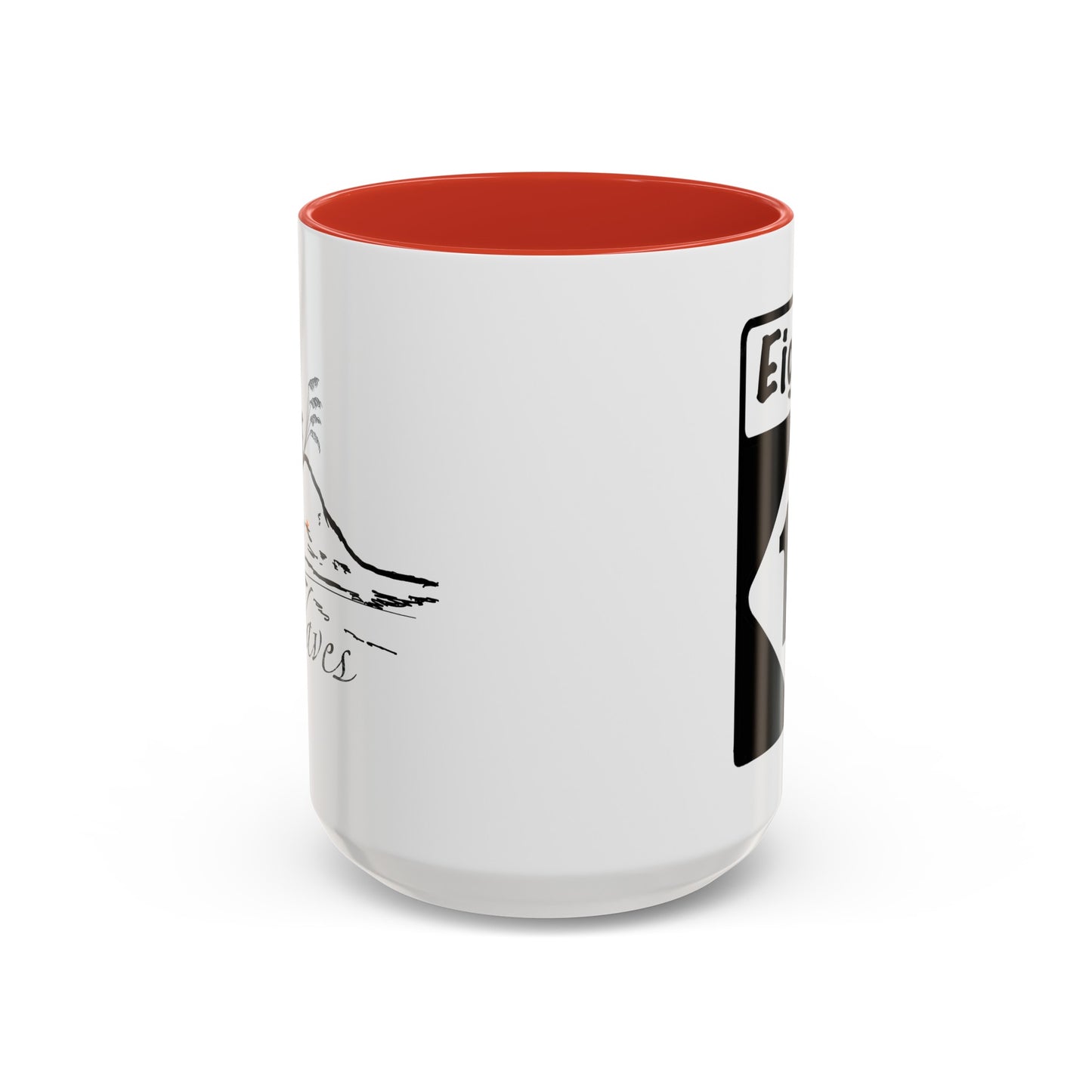 Waves 8 on 12 Coffee Mug (11, 15oz)