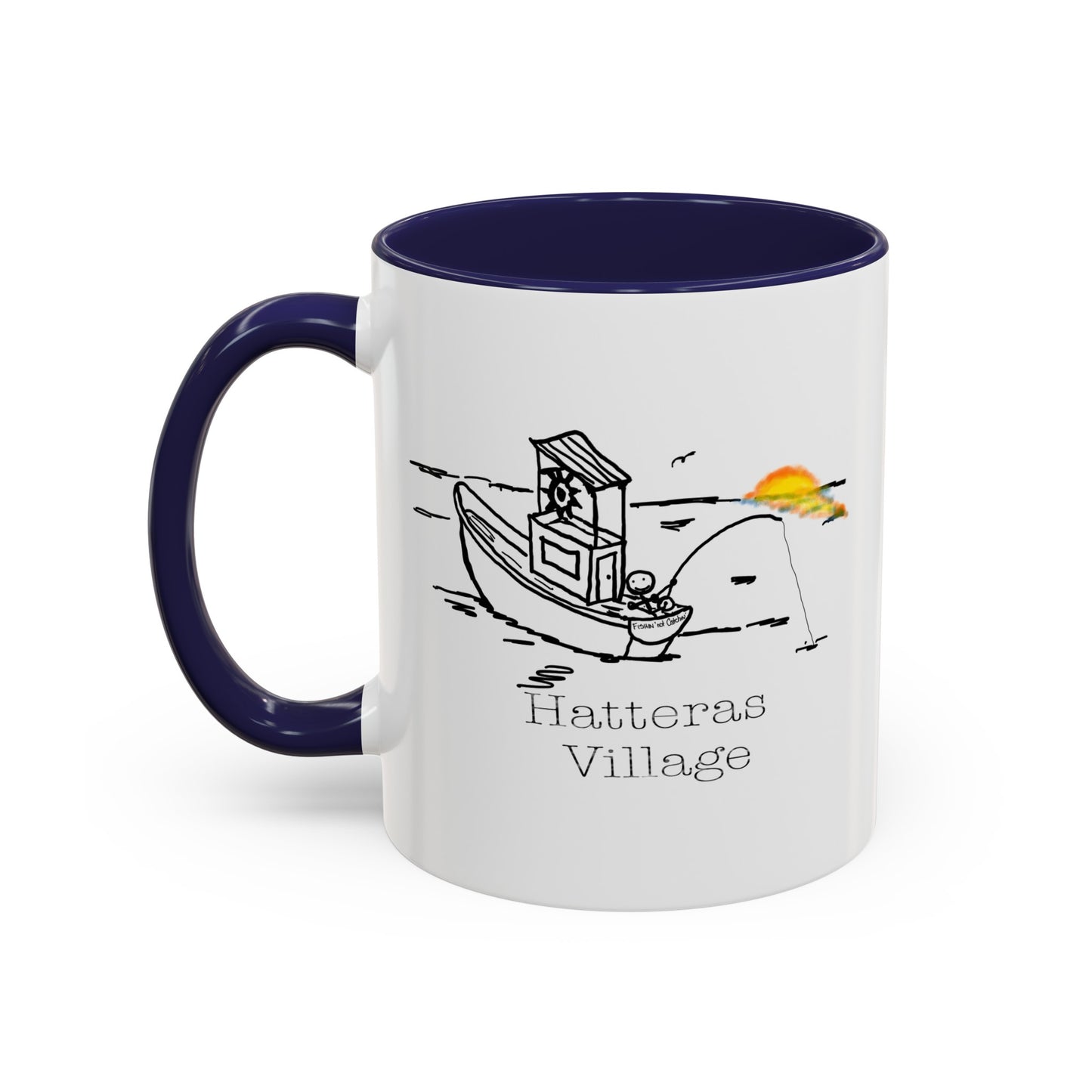 Hatteras Village 8 on 12 Coffee Mug (11, 15oz)