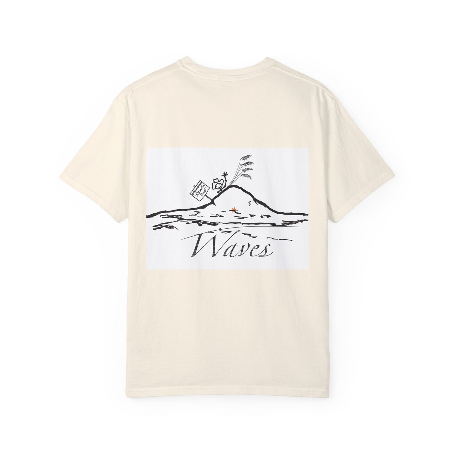 Route 12 NC Village 2 - Waves Stylish Garment Dyed Men’s Tee