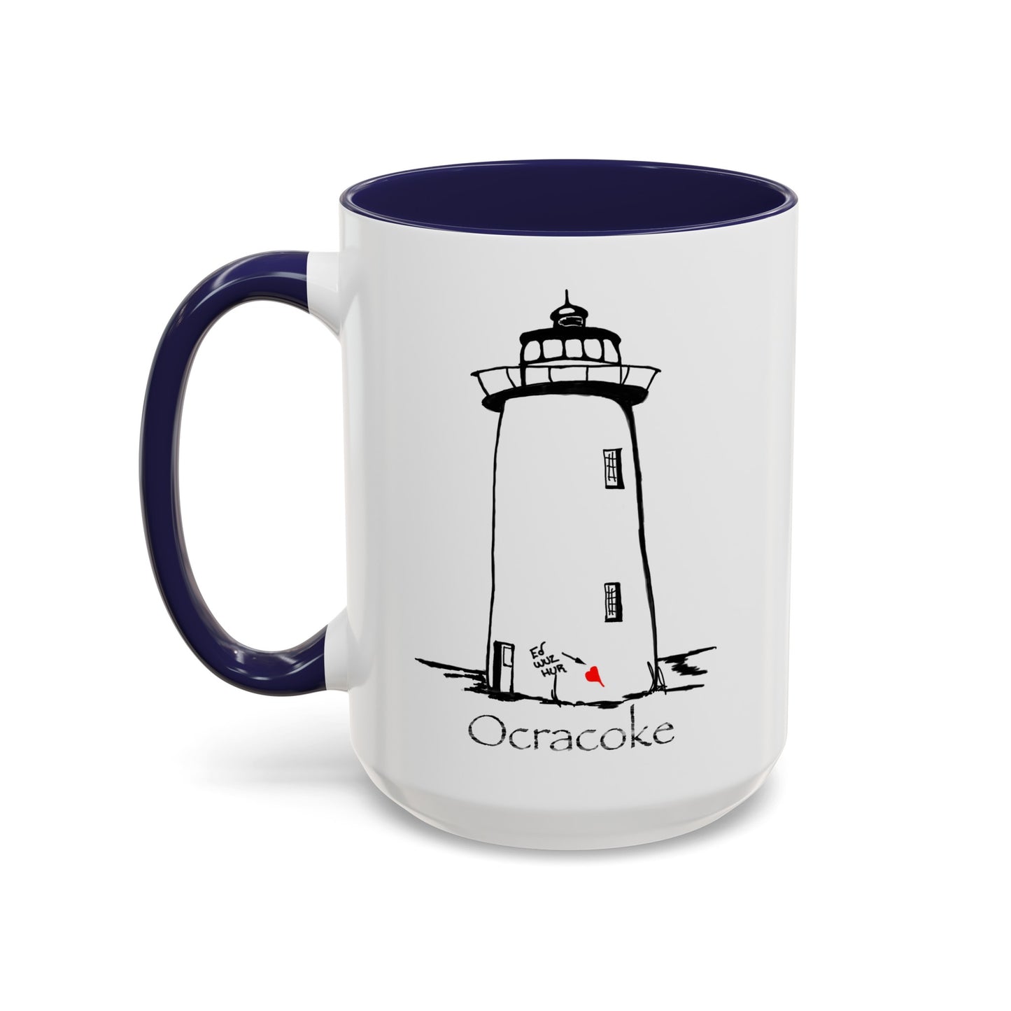 Ocracoke 8 on 12 Coffee Mug (11, 15oz)