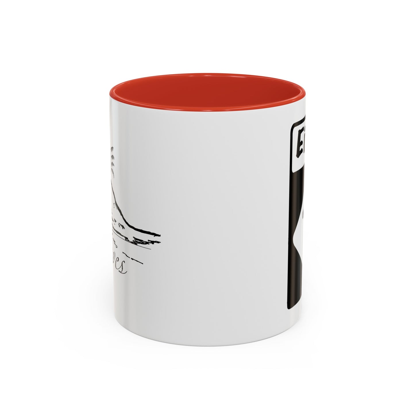 Waves 8 on 12 Coffee Mug (11, 15oz)