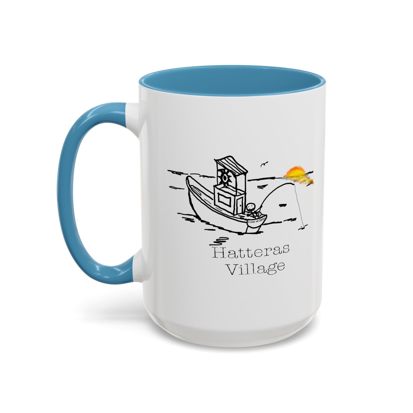 Hatteras Village 8 on 12 Coffee Mug (11, 15oz)