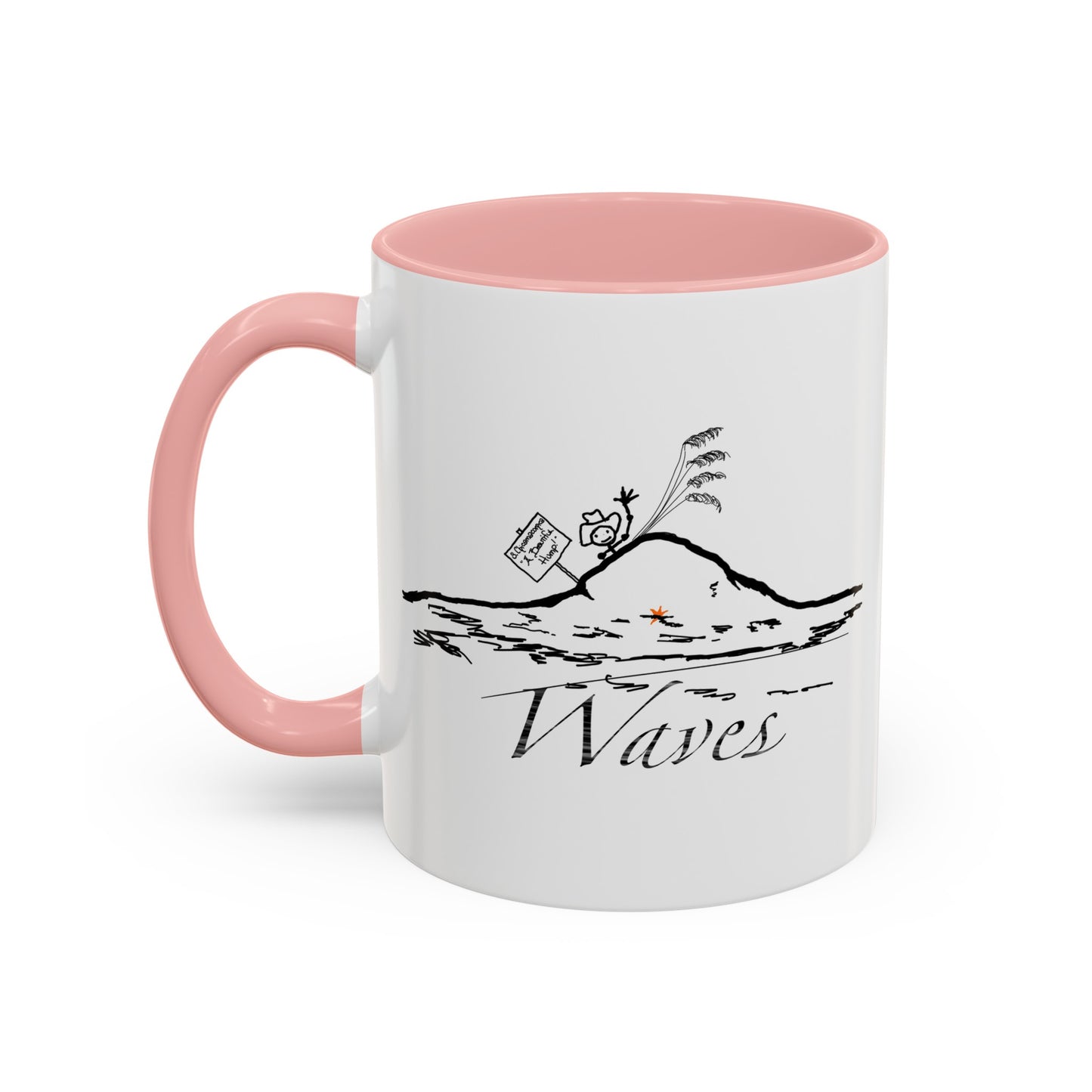 Waves 8 on 12 Coffee Mug (11, 15oz)