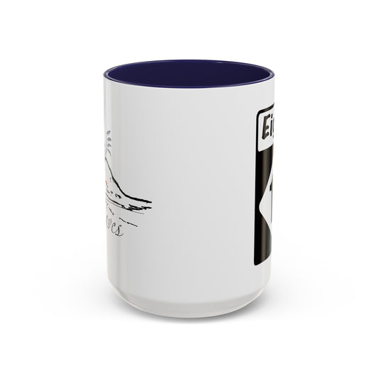 Waves 8 on 12 Coffee Mug (11, 15oz)