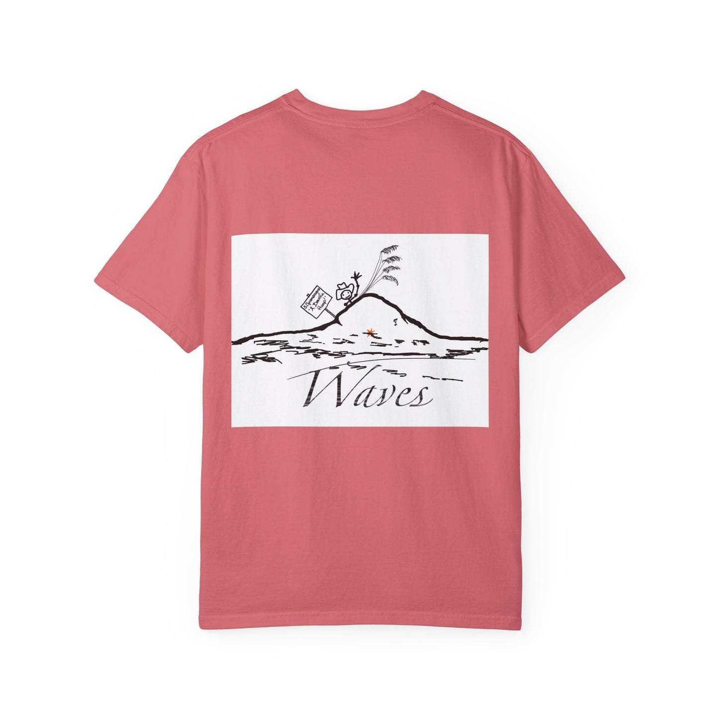 Route 12 NC Village 2 - Waves Stylish Garment Dyed Men’s Tee